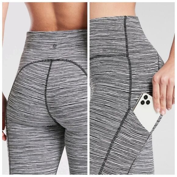 Athleta Ultimate Linear Lines Capri sz S - Picture 2 of 12